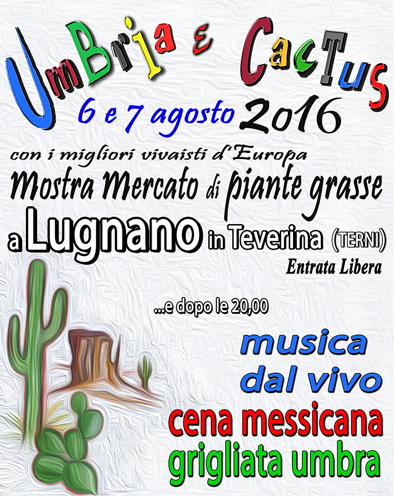 Mostra mercato piante grasse 'Umbria e Cactus'