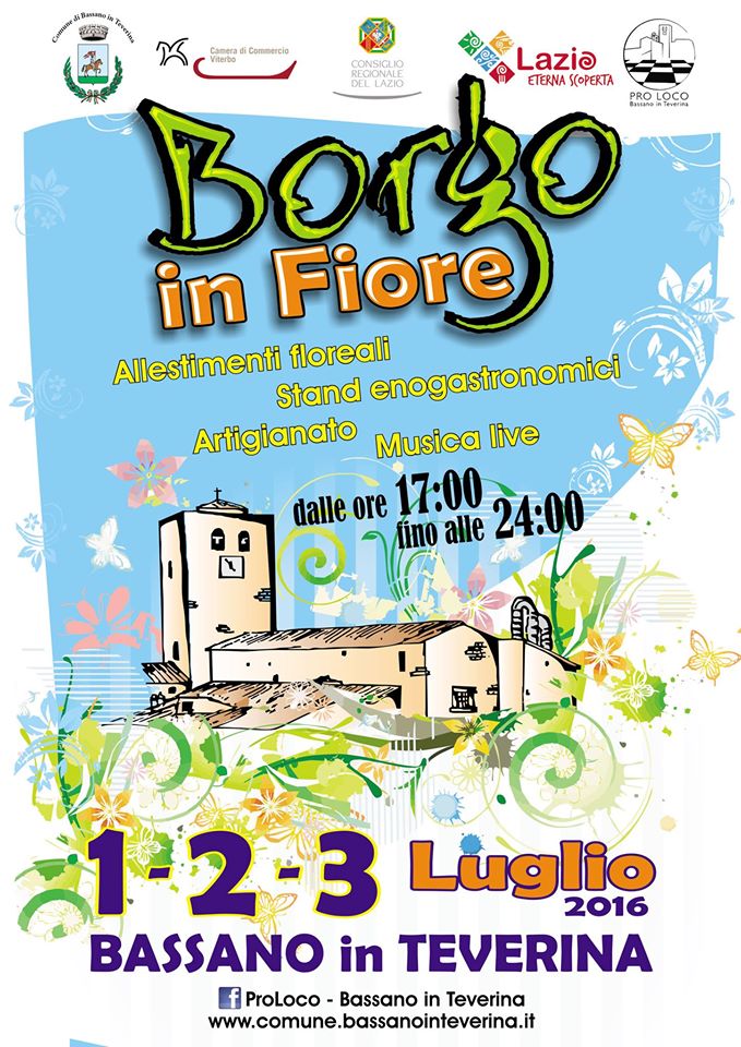 borgo in fiore bassano in teverina